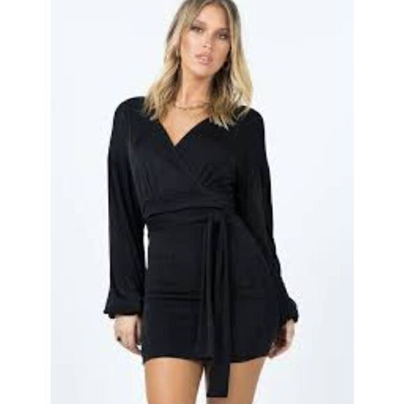 Princess Polly Jasmine balloon sleeve mini dress‎ - Picture 1 of 4